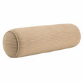 Nackenrolle 45 x 20 cm aus Kordstoff in Beige mit weicher Füllung